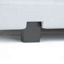 Espositore Pubblicitario Bifacciale con Ruote 70x100 cm in Alluminio da Esterno Antivento Silver