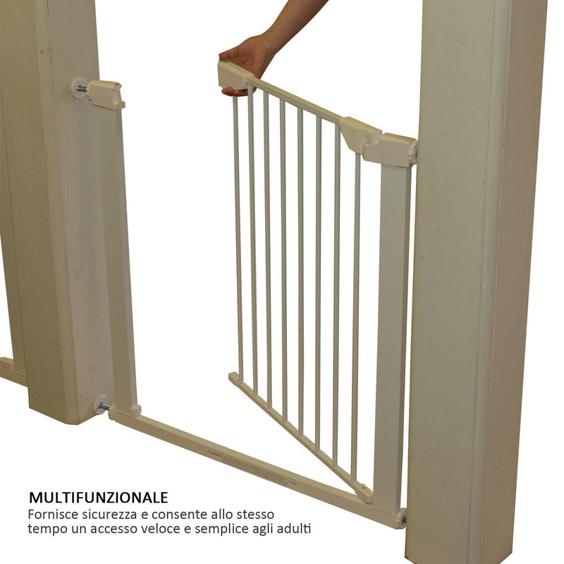Cancelletto Retrattile Per Bambini E Cani, Extra Largo 609 Cm, Alto 86 Cm, Con Doppia Sicurezza E Blocco Automatico, Per Scale E Corridoi