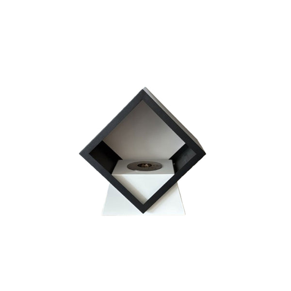 Camino a Bioetanolo da Tavolo 35,2x20x36,5 cm Vannini Rubik Nero prezzo