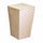 Cesto Portabiancheria in poliestere crema quadro cm 33x33xh53