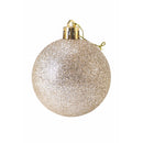 Set 8 Palle di Natale Ø6 cm in Plastica Oro