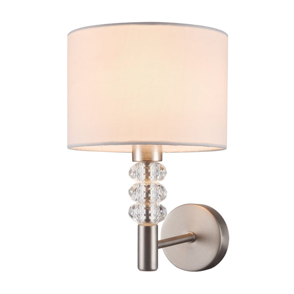 Lampada da parete Modern in Metallo Lincoln Nickel sconto