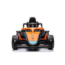 Macchina Elettrica per Bambini 12V Licenza McLaren F1 Team Nera e Arancione