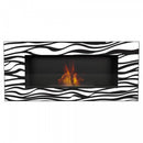 Camino a Bioetanolo da Parete 90x40 cm Flig Huston 2 Zebrato