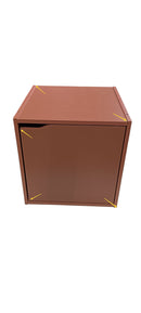 Cubo Composite con Anta 35x35x35 cm in Compensato  Mattone Seconda Scelta