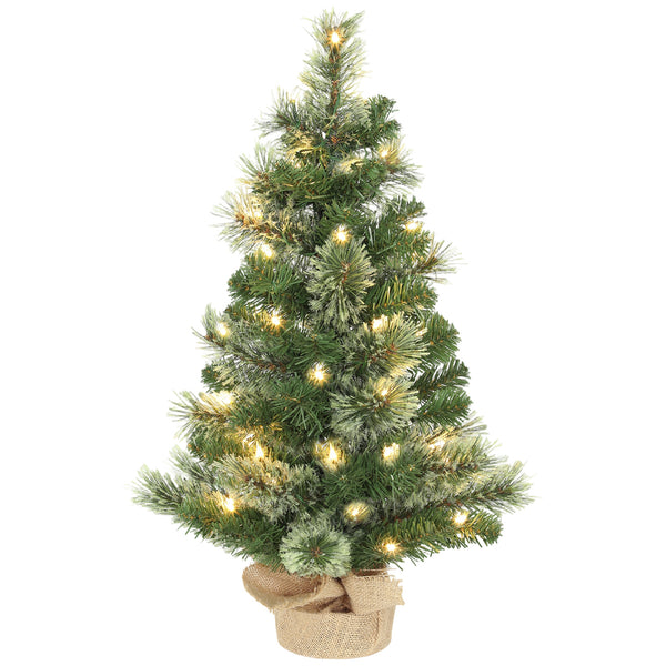 Albero di Natale Piccolo 60 cm con 35 LED Bianchi Caldi e 68 Rami Ignifughi acquista