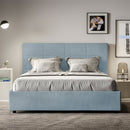 Letto Matrimoniale Mika Azzurro Varie Misure