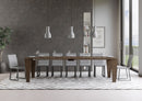 Consolle Allungabile 90-300x42x77 cm in Nobilitato Marrone