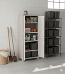 Armadio 4 Ripiani 80x44x182 cm Keter Gulliver Alto XL Sabbia e Beige