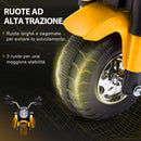 Moto Elettrica per Bambini 6V 3 Ruote Gialla