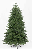 Albero di Natale Artificiale Realistico con Rami Fitti 150 cm 410 Rami Montaggio a Ombrello Verde