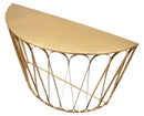 Console Venice 115x36x80 cm in Ferro Oro