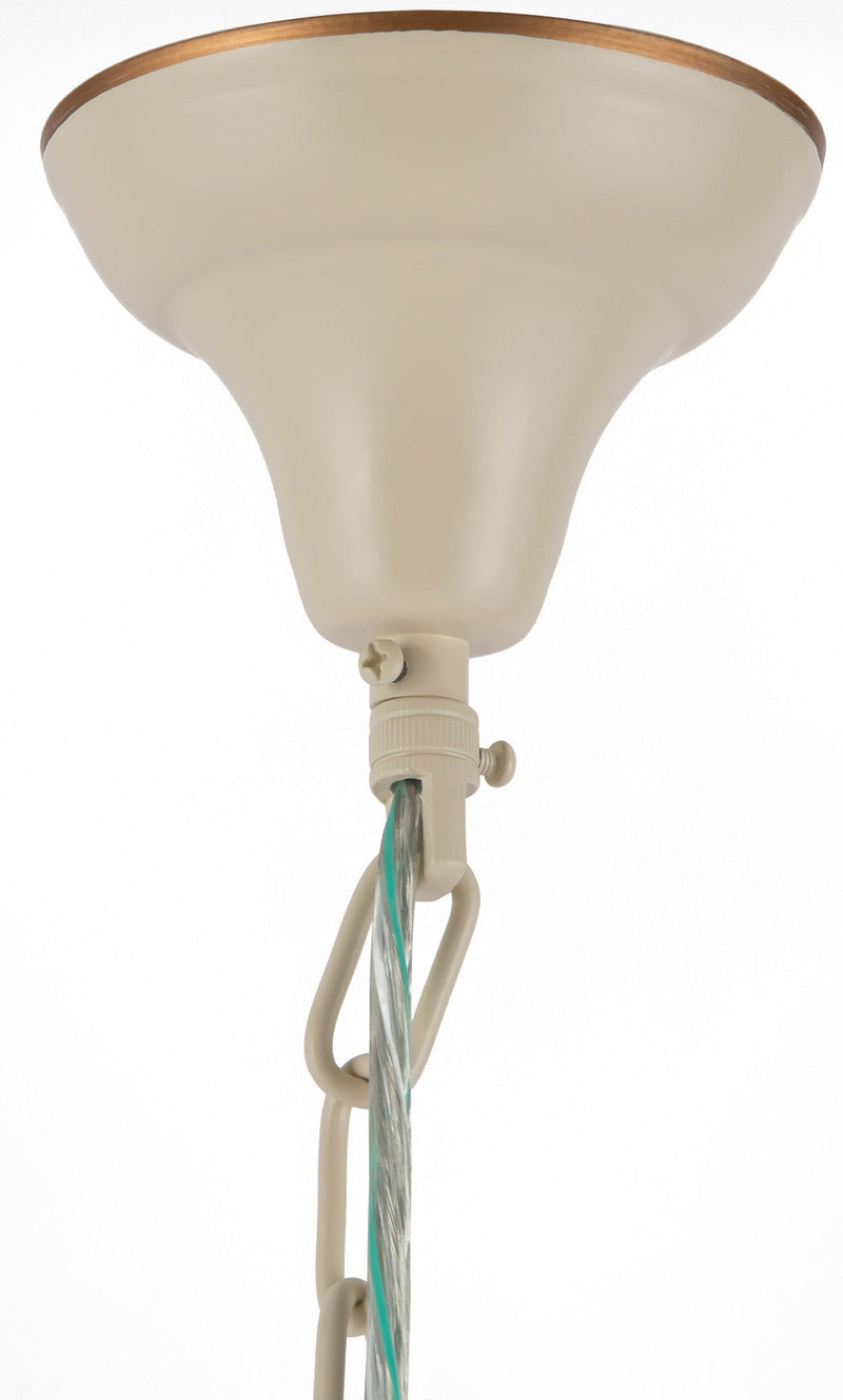 Lampadario Elegant in Metallo Brionia Beige