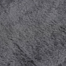 Scaletta per Cani Portatile a 4 Gradini 60x35x44 cm in Tessuto Vellutato Sfoderabile e Legno Grigio Scuro      