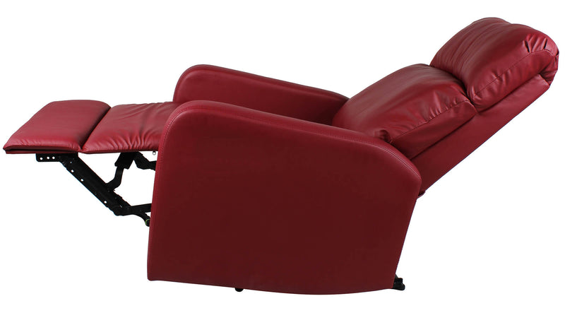 Poltrona Alzapersona Elettrica 1 Motore in Similpelle Vandi Bordeaux