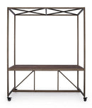 Tavolo Espositore con Tetto 180x220H in Metallo