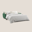 Divano Letto 2 Posti 168x97x96 cm in Tessuto Verde