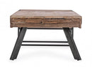 Tavolino Basso 2 Cassetti 118x70x45 cm in Legno