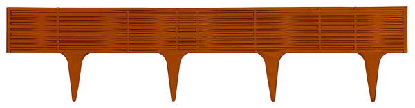sconto Bordo Ornamentale per Aiuole 3,9m Marrone