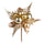 Set 12 Pick con Palline H13 cm Oro