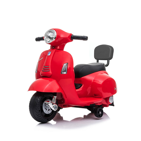 Moto Elettrica per Bambini Licenza Ufficiale Piaggio Vespa GTS Rossa con Batteria al Litio e Clacson prezzo