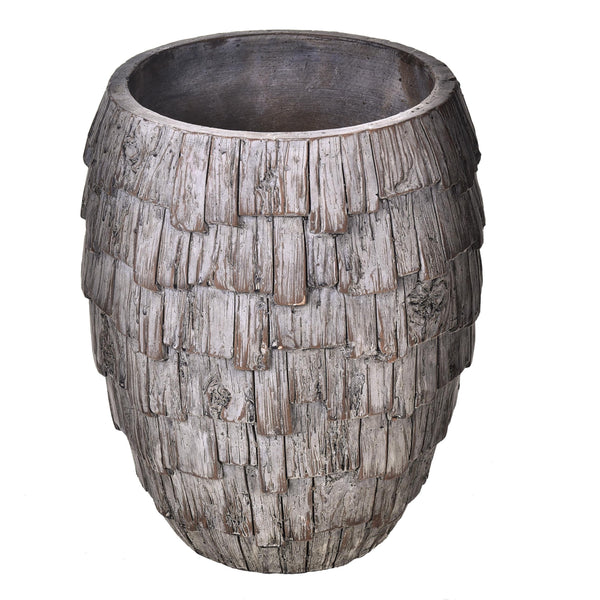 Vaso in Ceramica con Effetto Legno H 30 cm online
