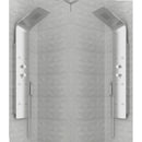 Colonna Doccia Termostatico Multifunzione Idromassaggio Doccetta Alluminio Silver