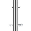 Doccia da Giardino Quadrupla 4 Temporizzatori e 2 Lavapiedi ATI Docce MUL-4P Inox Anodizzato