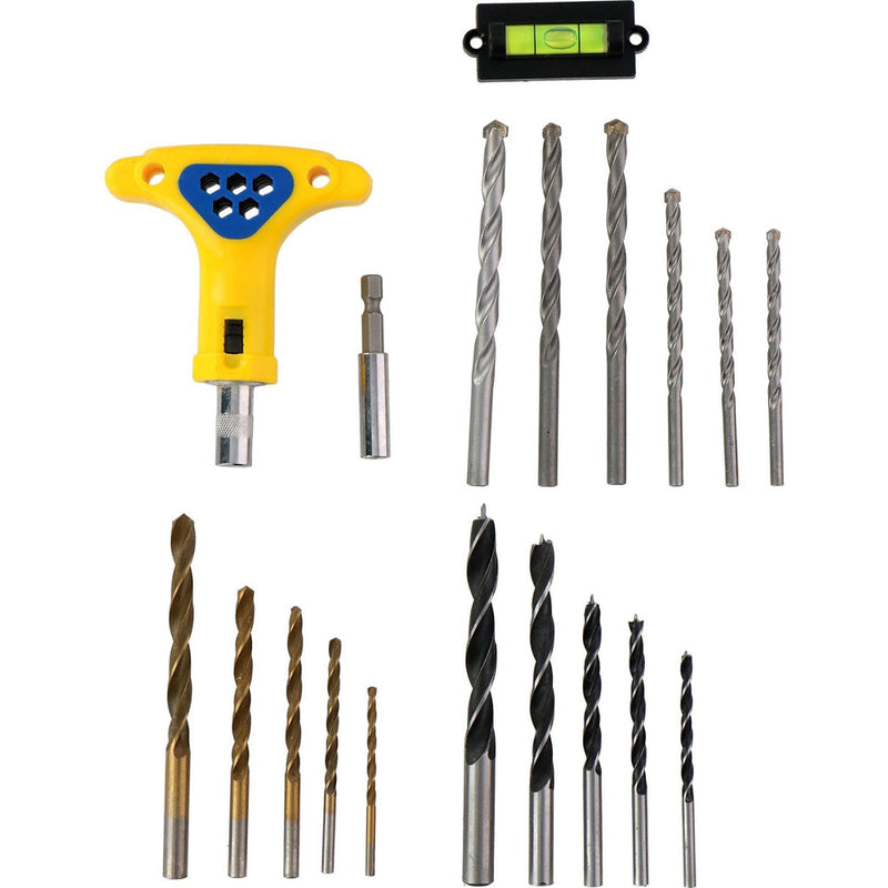 Set da 50 Punte per Trapano con Valigetta Custodia Portatile Kinzo