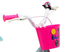 Bicicletta per Bambina 14" 2 Freni  Lol Verde Marine e Rosa