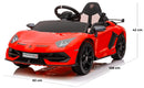 Macchina Elettrica per Bambini 12V con Licenza Lamborghini Aventador Rossa