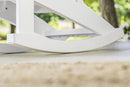 Poltrona Dondolo da Giardino 80,5x92x100,5 cm in Resina Keter Rocking Adirondack Bianco