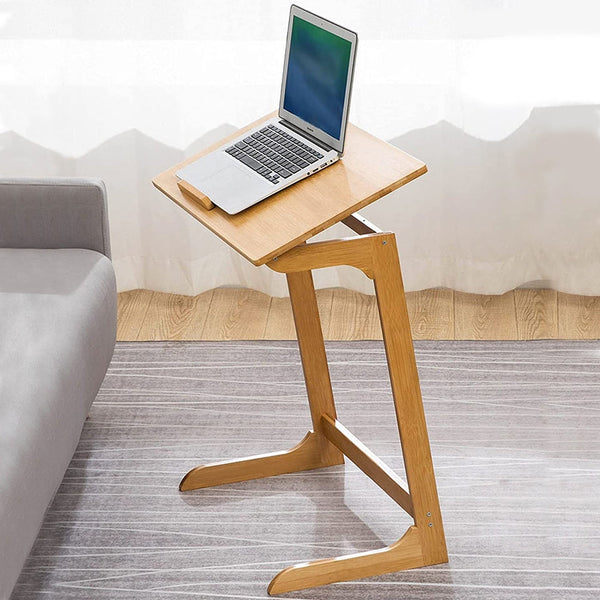 Tavolino regolabile in pelle PVC con cassetti portaoggetti supporto portatile per Laptop con gambe pieghevoli per divano letto scrivania per Laptop
