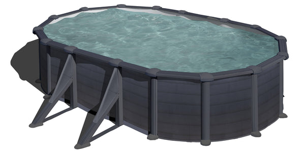 Piscina Ovale Fuori Terra 500x300xh132 cm in Acciaio e PVC Gre Granada prezzo