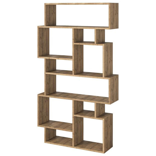 Libreria Moderna 168x96x25 cm Scaffale 8 Ripiani in MDF Rovere acquista