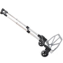 Carrello Portapacchi a Mano Pieghevole in Alluminio Max 70kg 