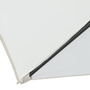 Ombrellone da Giardino 2,5x2,5m in Alluminio e Poliestere Crema