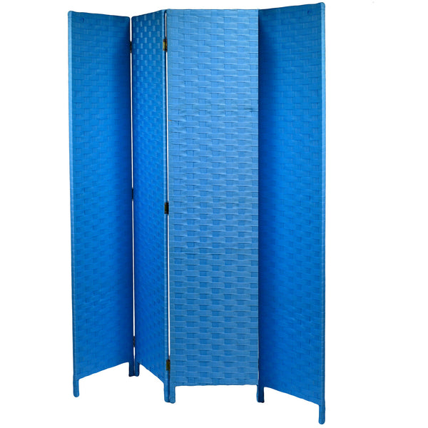 prezzo Separè Divisorio in Poliestere 4 Ante Turchese