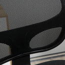 Sedia Poltrona Operativa da Ufficio 60x56x110-132 cm in Tessuto a Rete Nera