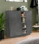 Scarpiera 2 Ante Battenti 80,4x38x86 cm Vega Ardesia