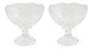 Set 2 Coppette Gelato 350 ml Ø12,5x12 cm in Vetro Villa d'Este Home Tivoli Trasparenti