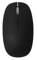 Mouse Wireless Ricaricabile 2.4GHz in Plastica Nero