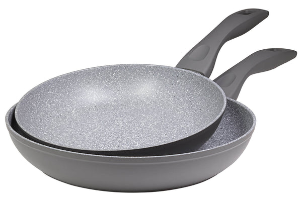 Set 2 Padelle 26-30 cm in Alluminio Forgiato Antiaderente Induzione Collection Rocky Grigie acquista
