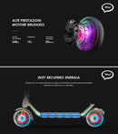 Monopattino Elettrico Pieghevole 350W 36V con Indicazioni di Direzione A6 Pro