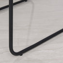 Set 2 Sedie Imbottite in Similpelle  Marrone Scuro