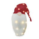 Gnomo di Natale H104 cm con Luci e Cappello Rosso