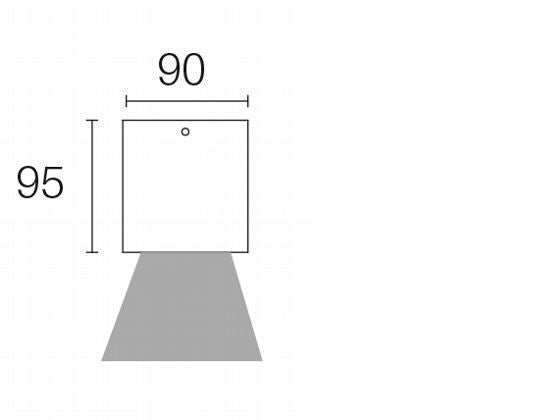 Faro Faretto Plafone da Esterno a LED 6W 4000K Sovil Bianco