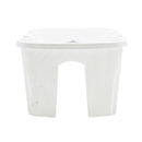 Fioriera da balcone 37x28x20cm in plastica polipropilene Bianco