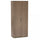 Armadio 2 Ante 75x38x174 h cm in Truciolare bilaminato Rovere grigio