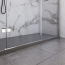 Porta Parete Doccia 1 Anta Battente in Cristallo Trasparente 8mm H195 Bonussi Leonie Varie Misure